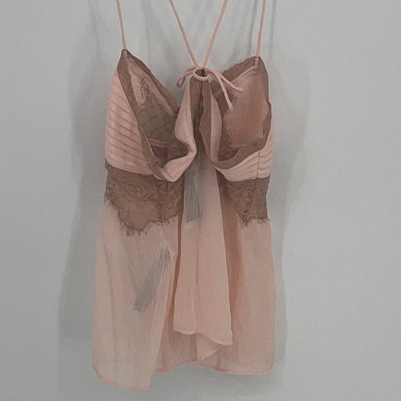 Womens Zara Combined Lace Top - Picture 6 of 8